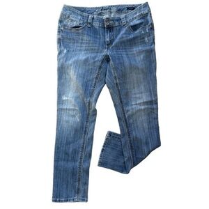 👖 SEVEN7 Mid-Rise Straight Leg Jeans Size 14 👖